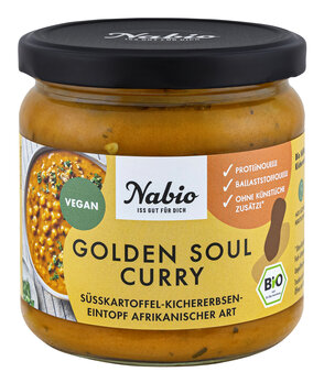 NABIO Fertiggericht Golden Soul Curry 350g