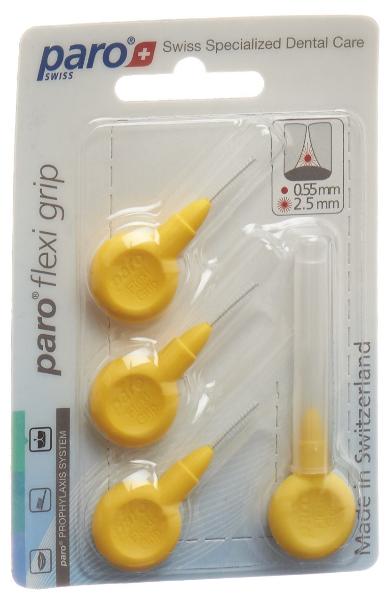 PARO Flexi Grip 2.5mm xx-fine gelb zylindr 4 Stk