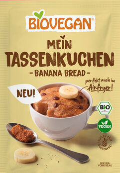 BIOVEGAN Mein Tassenkuchen Banana Bread 55g