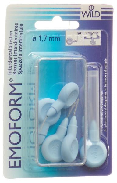 EMOFORM Interdentalbürsten 1.7mm hellblau 5 Stk