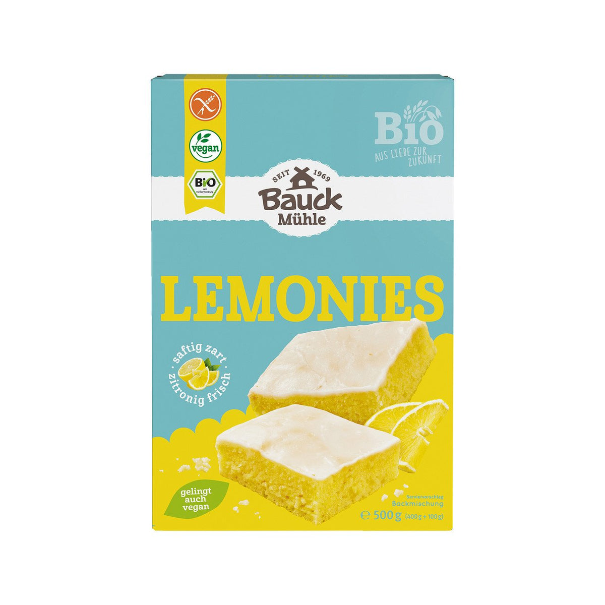 Bauck Mühle Lemonies glutenfrei, EU Bio Pack 500 g