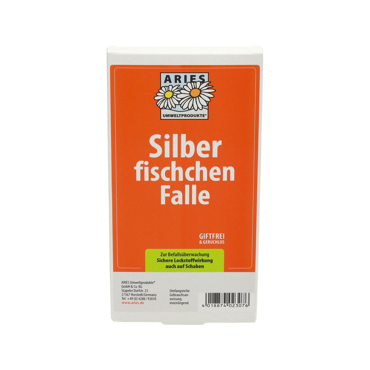 Aries Silberfischchenfalle, ohne Zertifizierung Pack 6 Stück