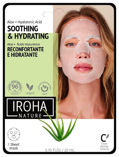 IROHA Maske Aloe/Gr Tea/Ginseng