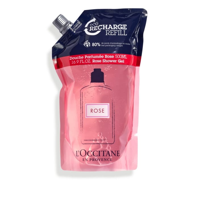 L'Occitane Gel Douche 'Eco-refill Rose' - 500 ml