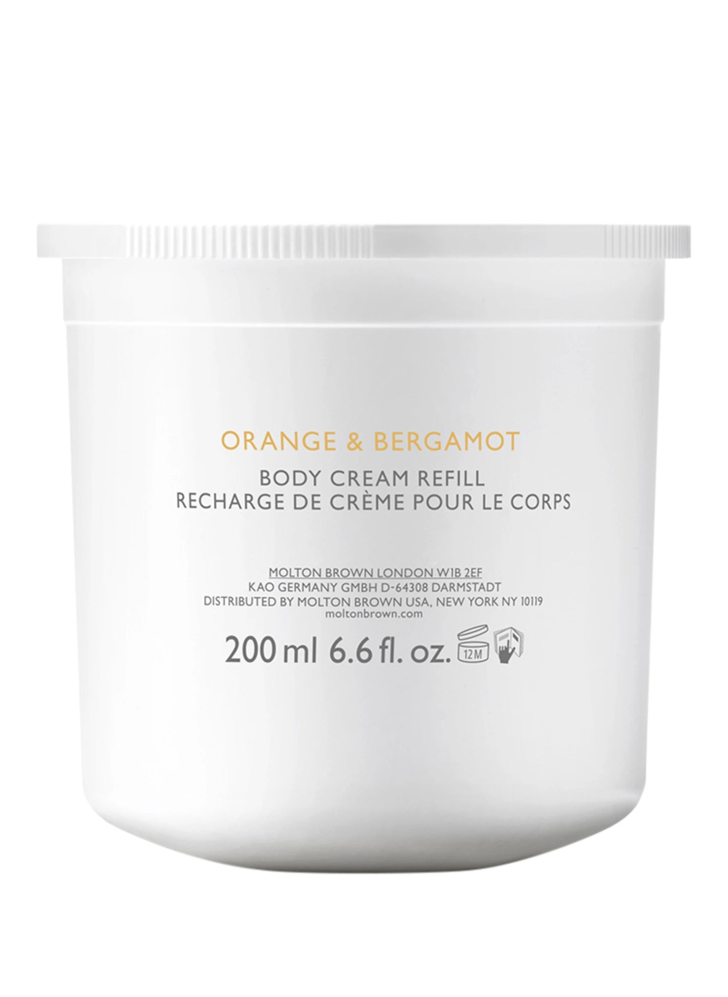 MOLTON BROWN Orange & Bergamot Refill Body Cream 200ml