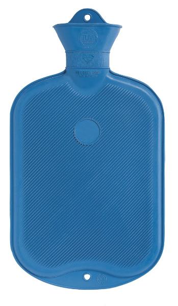 SÄNGER Wärmflasche 2l Lamelle 1seitig blau