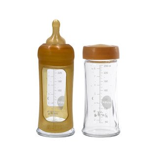 HEVEA Baby Glasflaschen mit Weithals, 250 ml, 3-24 Mt, ohne Zertifizierung 500 g