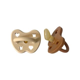 HEVEA Schnuller ORTHO 3-36 Mt, beige und braun, ohne Zertifizierung 300 g