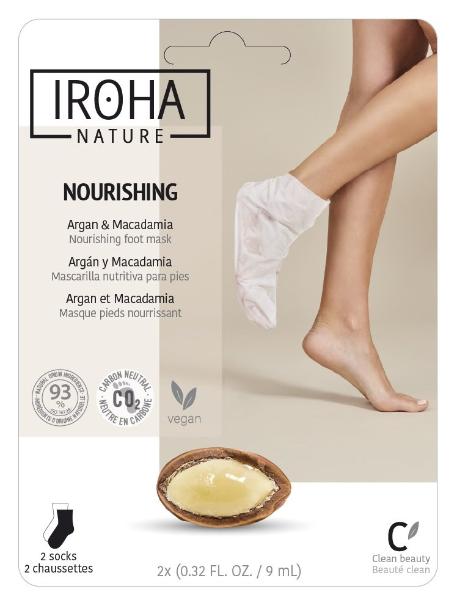 IROHA HANDS&FEET Foot Mask Socks Nour 2 x 9 ml