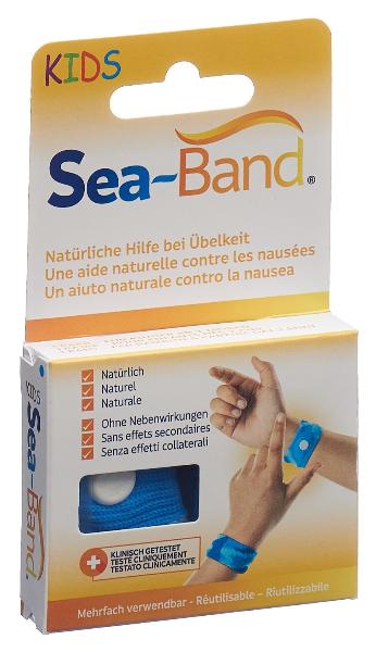 SEA-BAND Akupressurband Kinder blau 1 Paar