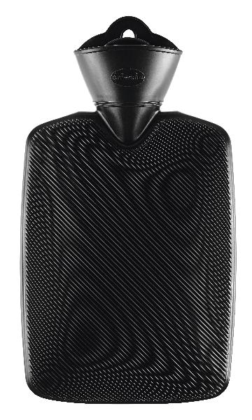EMOSAN Wärmflasche Halblamelle schwarz