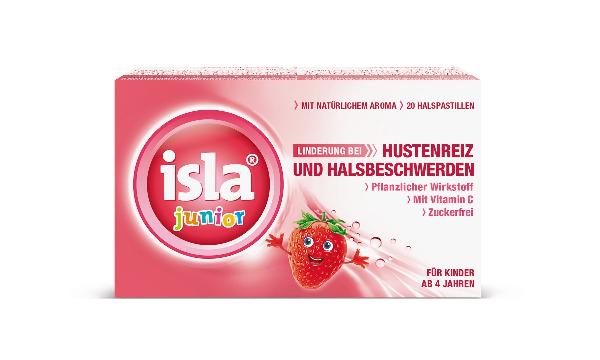 ISLA Junior Pastillen Erdbeere 20 Stk