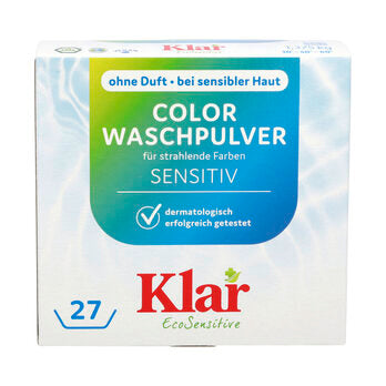 KLAR Waschmittel Color Sensitive Pulver 1,375kg