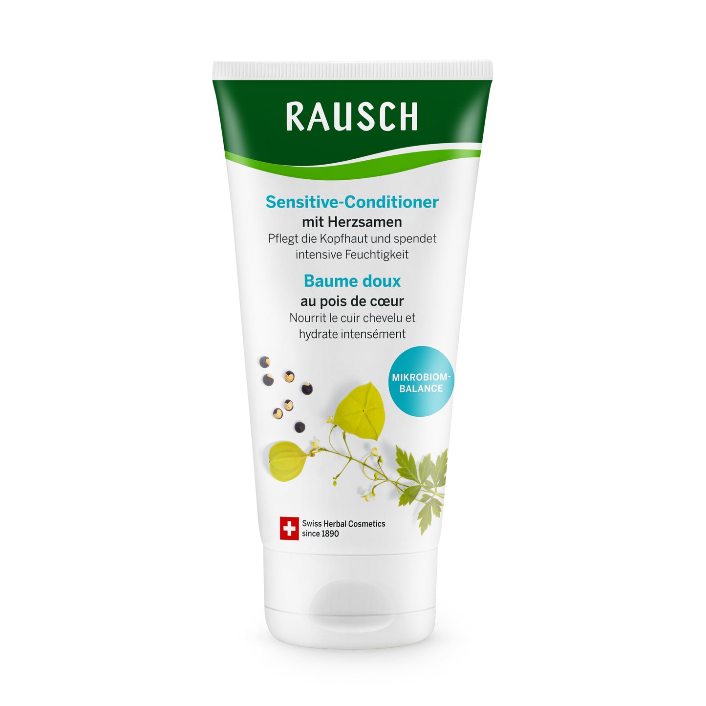 RAUSCH Sensitive-Conditioner mit Herzsamen 3 Packungen à 150 ml