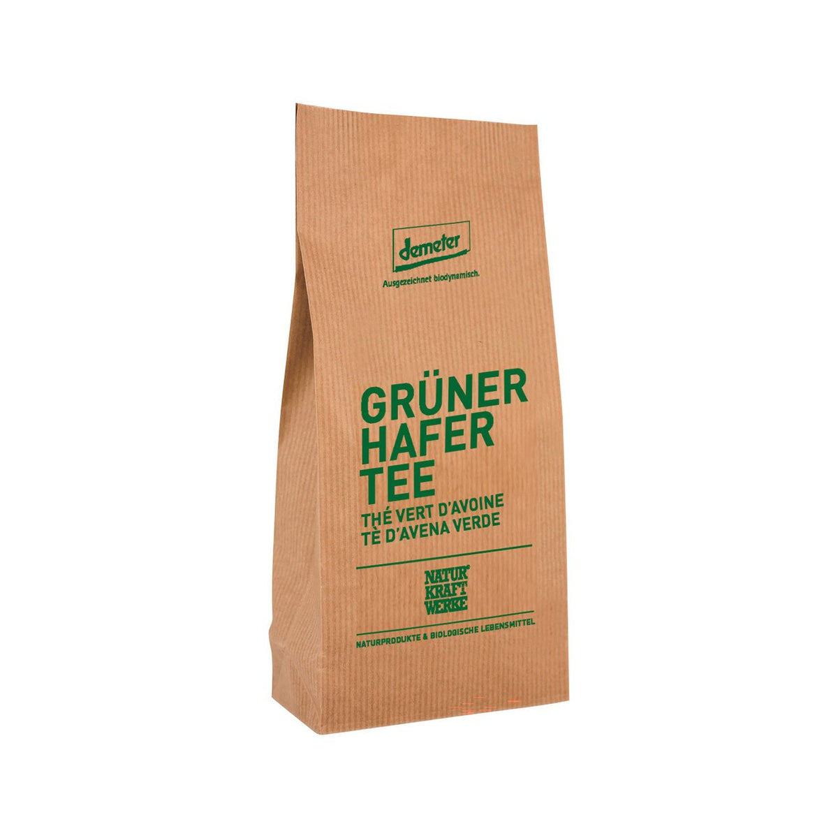 NaturKraftWerke Grüner Hafertee, lose, Demeter Beutel 75 g