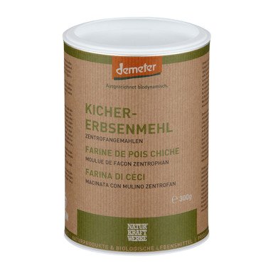 NaturKraftWerke Kichererbsenmehl, Demeter Dose 300 g
