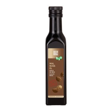 NaturKraftWerke Walnussöl nativ, CH Bio Flasche 250 ml/Glas Einweg