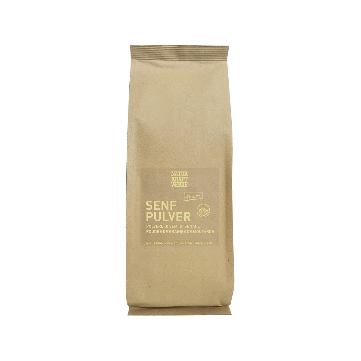 NaturKraftWerke Senfpulver , Demeter Beutel 1 kg
