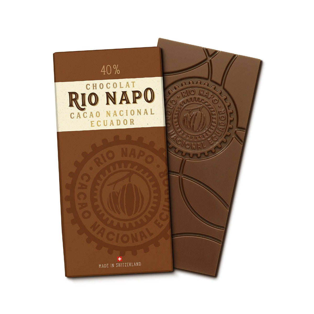 Kaffa Waldschokolade Rio Napo Cru Milch 40% pur, EU Bio Tafel 70 g
