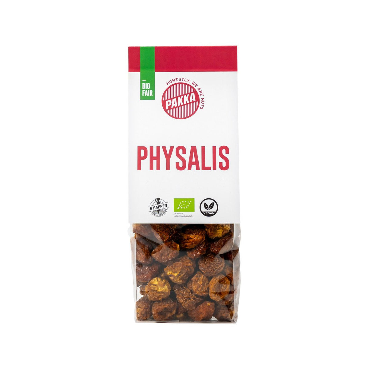 Pakka Physalis, EU Bio Beutel 110 g