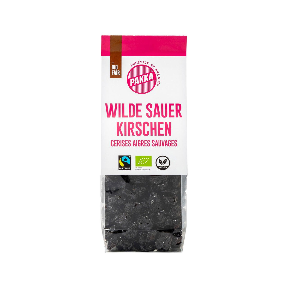 Pakka Wilde Sauerkirschen, EU Bio / FLO-Fairtrade Beutel 110 g