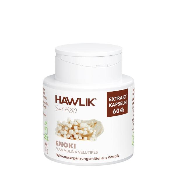 HAWLIK Enoki Extrakt Kaps 60 Stk