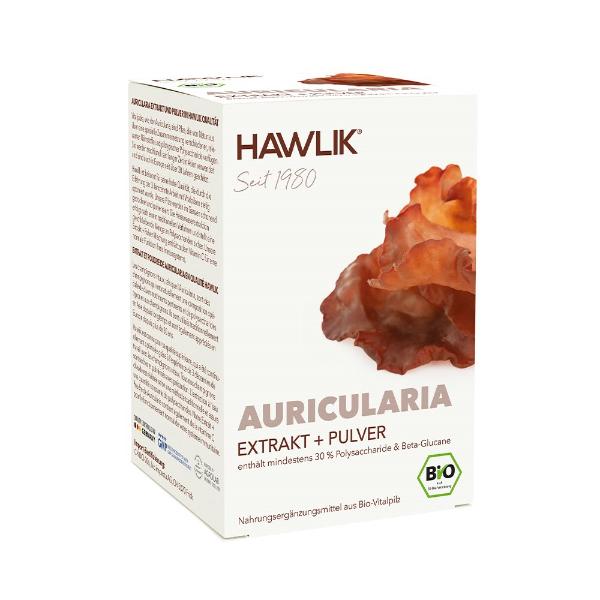 HAWLIK Auricularia Extrakt + Pulver Kaps 120 Stk