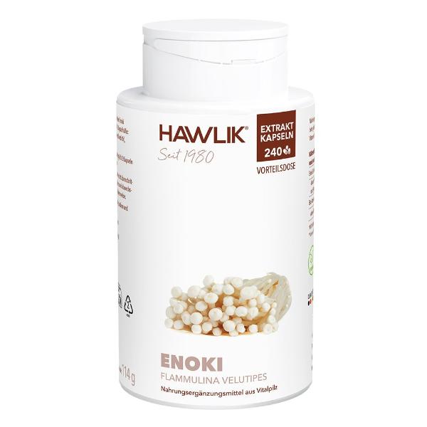 HAWLIK Enoki Extrakt Kaps 240 Stk