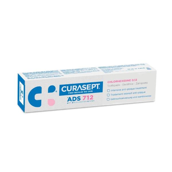 DrogerieMarkt24 - DrogerieMarkt24 CURASEPT ADS 712 Toothpaste 0.12 % Tb 75 ml - DrogerieMarkt24