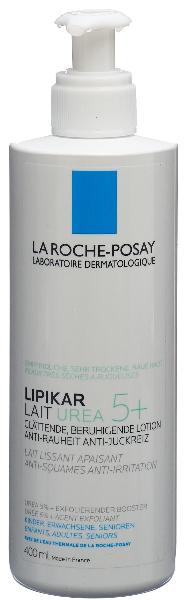DrogerieMarkt24 - DrogerieMarkt24 ROCHE POSAY Lipikar Milch Urea 5+ Fl 400 ml - DrogerieMarkt24