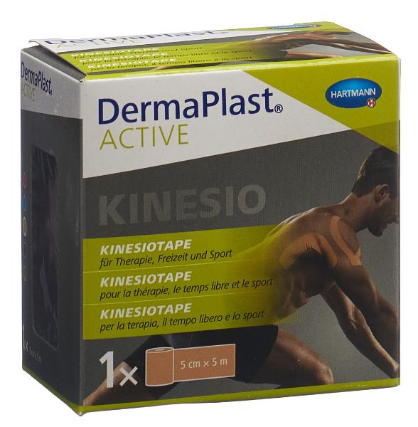 DERMAPLAST Active Kinesiotape 5cmx5m hautfarben