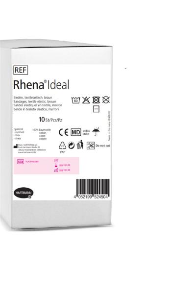 RHENA Ideal Elastische Binde 4cmx5m hautf 10 Stk