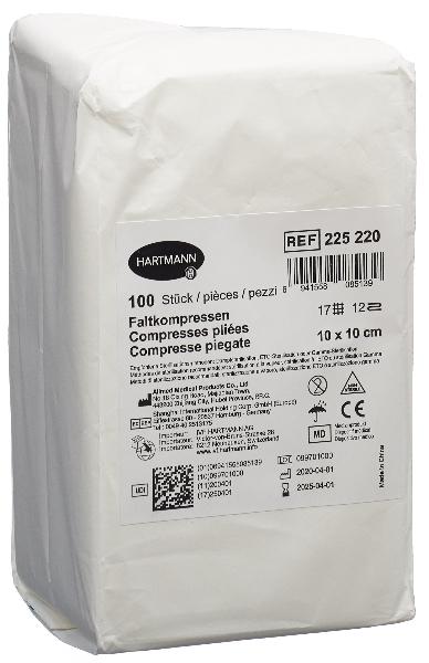 IVF Faltkompresse T17 10x10cm 12fach 100 Stk