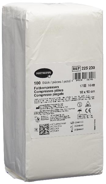 IVF Faltkompresse T17 10x10cm 16fach 100 Stk