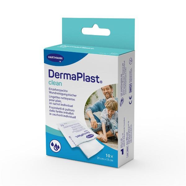 DERMAPLAST Clean Wundreinigungstücher 10 Stk