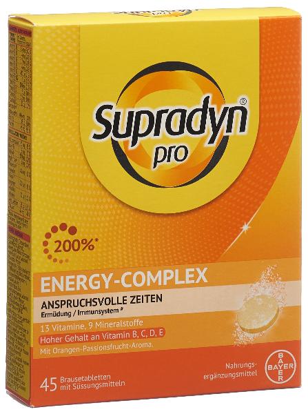 DrogerieMarkt24 - DrogerieMarkt24 SUPRADYN pro energy-complex Brausetabl 45 Stk - DrogerieMarkt24