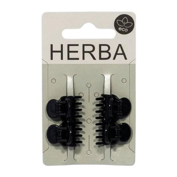HERBA Ecofriendly Pinzettina 1.6cm schwarz 4 Stk