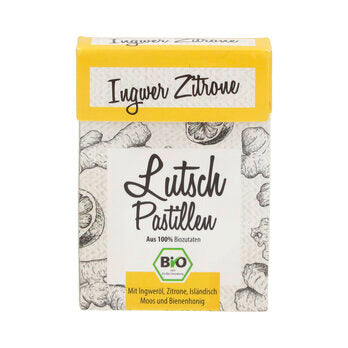 ARIES Ingwer Zitrone Lutschpastillen 30g