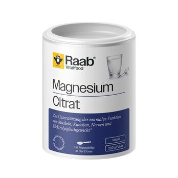 RAAB VITALFOOD Magnesiumcitrat Pulver 200g