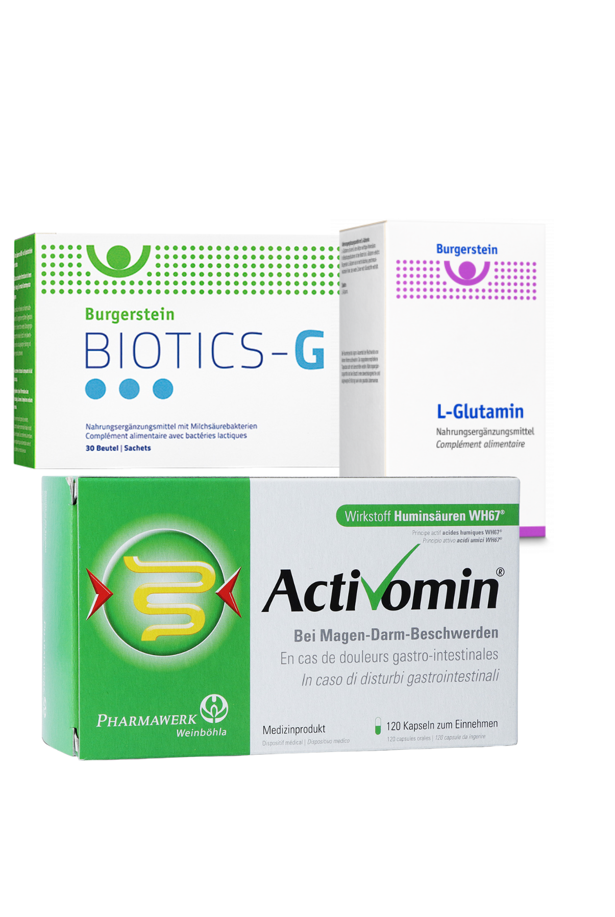 ACTIVOMIN Burgerstein Plus Darmsanierungs-Paket