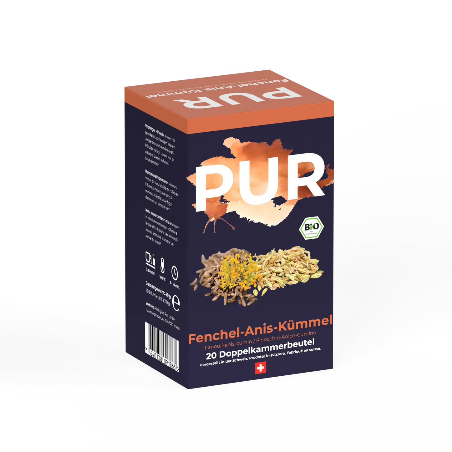 PUR Anis-Fenchel-Kümmel Tee 20 Btl