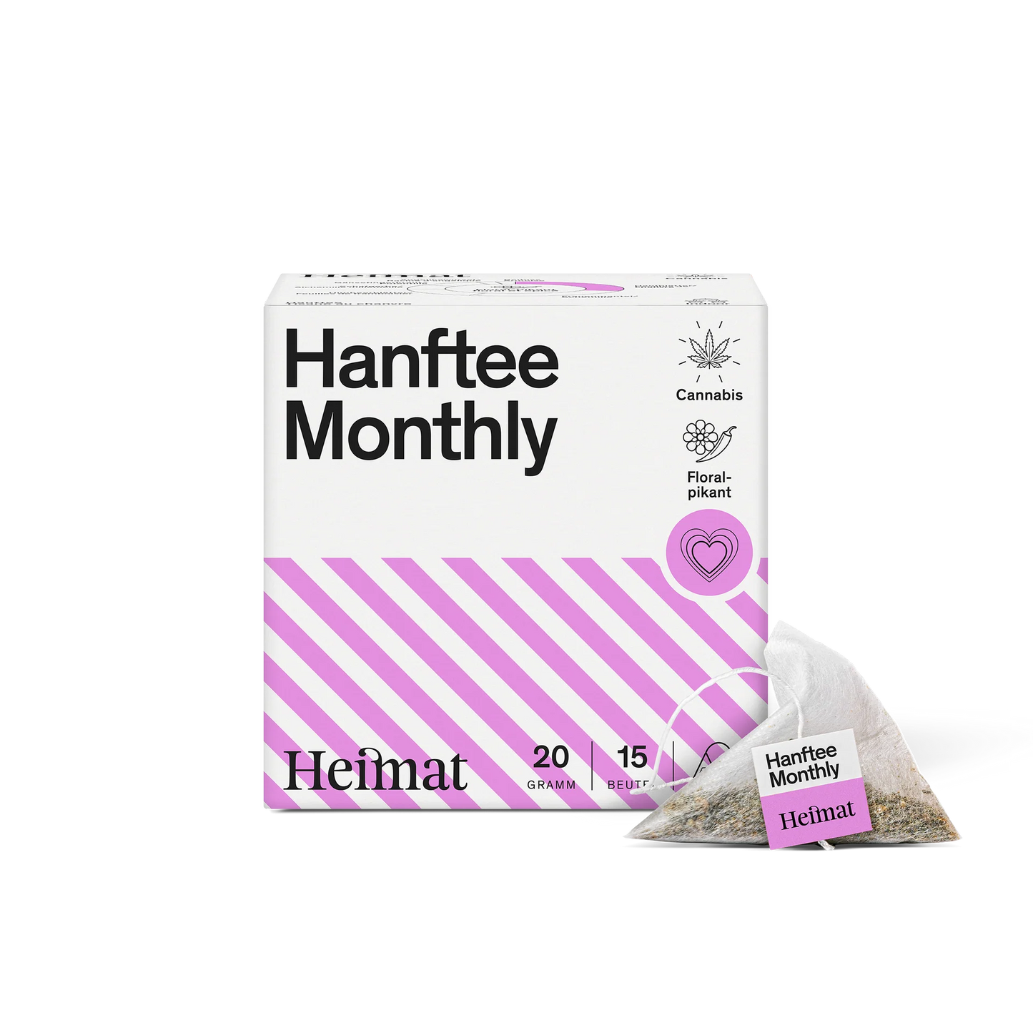 HEIMAT Hanftee Monthly Btl 15 Stk