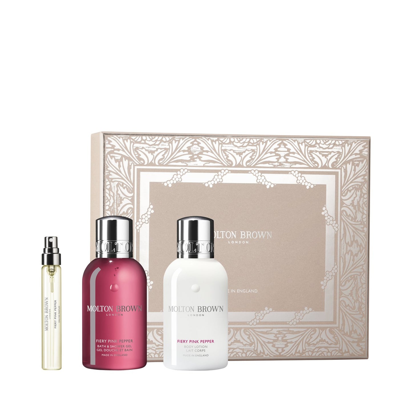 MOLTON BROWN XM-25 - Fiery Pink Pepper - 3-tlg. Geschenkset