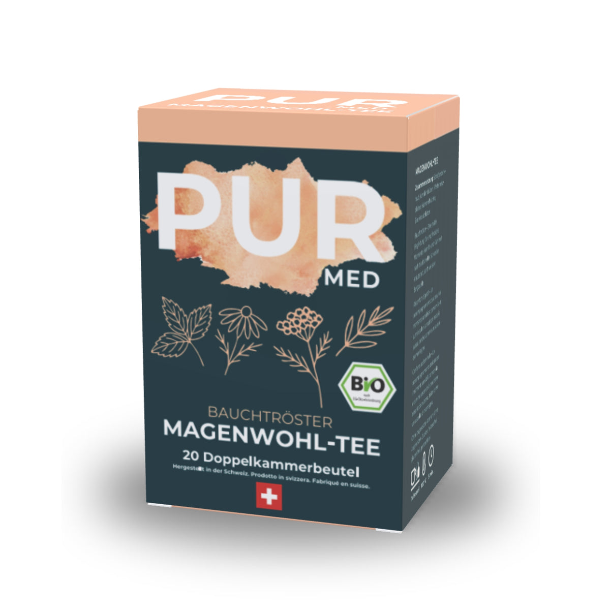 PUR MED Magenwohl-Tee BIO 20 Beutel