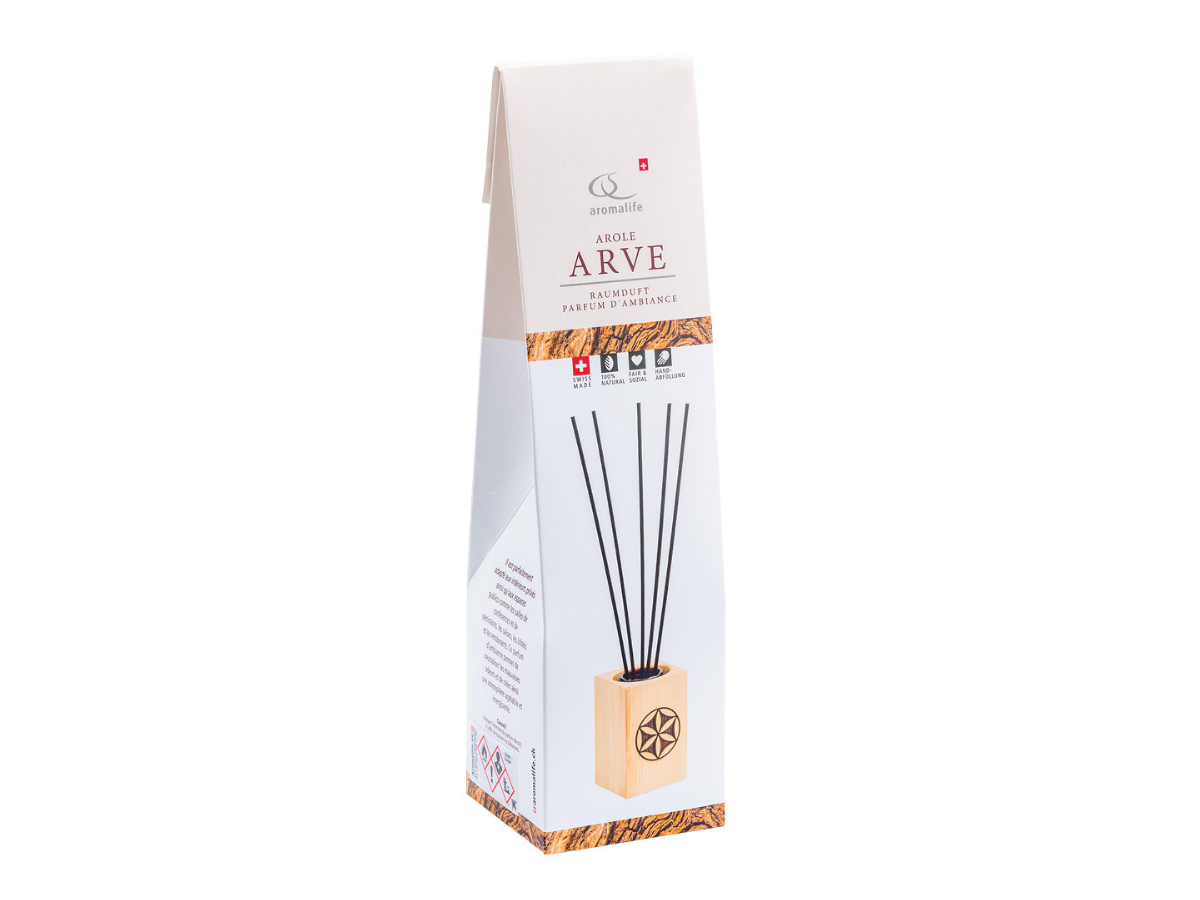 AROMALIFE ARVE Raumduft Holz mit Stäbchen 60 ml
