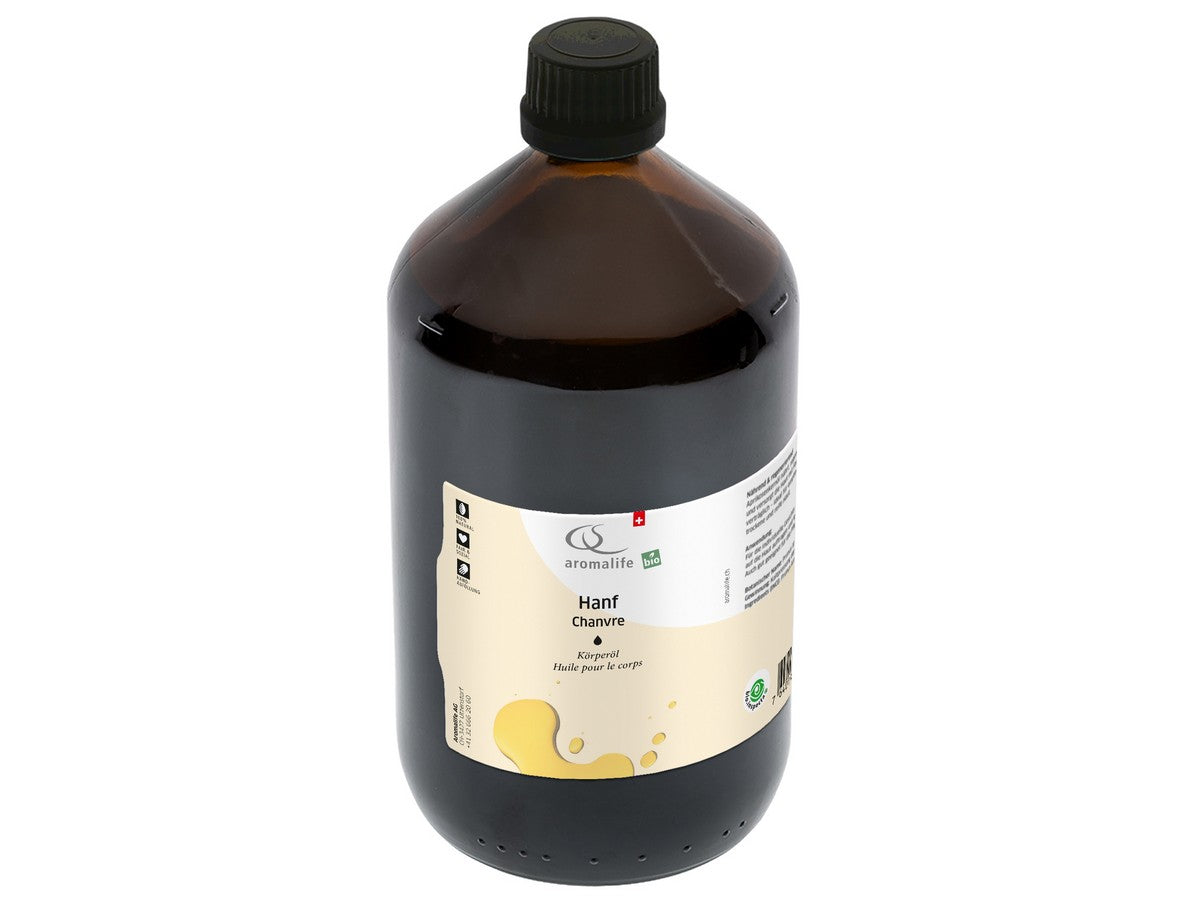 DrogerieMarkt24 - DrogerieMarkt24 AROMALIFE Hanföl Körperöl - BIO Körperöl 1 l - DrogerieMarkt24
