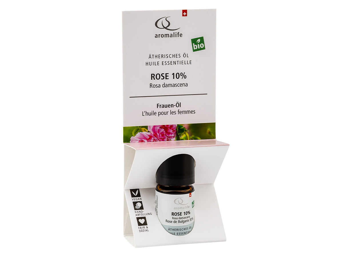 AROMALIFE TOP Rose 10% Äth/Öl BIO Fl 5 ml