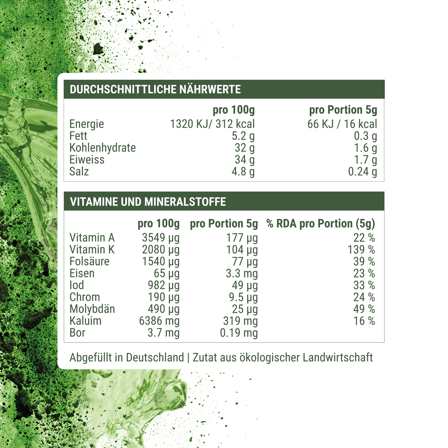KRAFTGRAS Refill-Bag Gerstengras Saftpulver