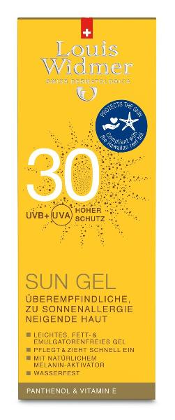 WIDMER Sun Gel LSF30 Parfümiert 100 ml