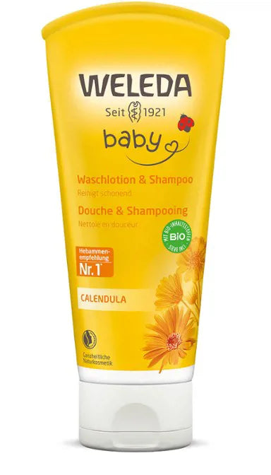 DrogerieMarkt24 - DrogerieMarkt24 WELEDA Shampoo 2in1 Calendula Baby 200 ml - DrogerieMarkt24